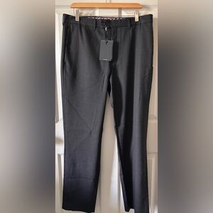 Ted Baker London Men’s Charcoal MMT-BEEZTRO Semi‎ Plain Trousers Size 34R $175